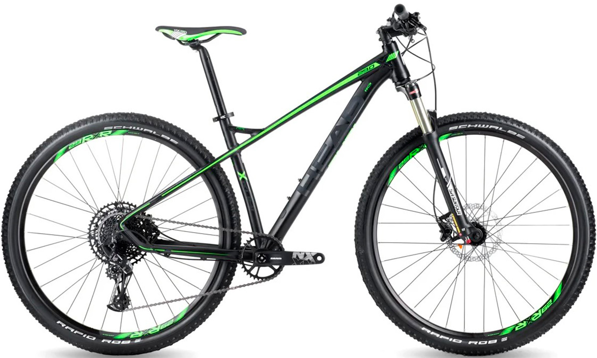 Фотография Велосипед Head X - RUBI IV 29" (2020) 2020 Черно-зеленый